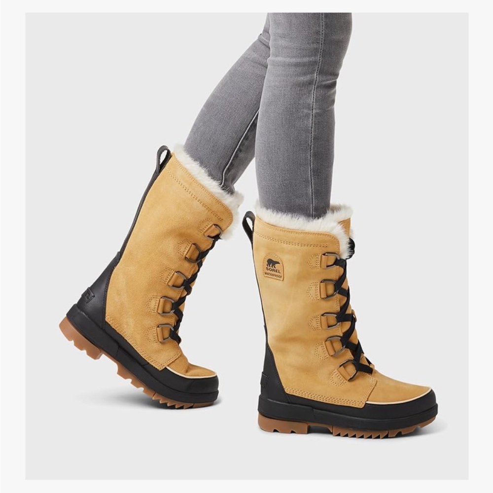 Sorel Women's Tivoli IV Tall size 10 curry like new